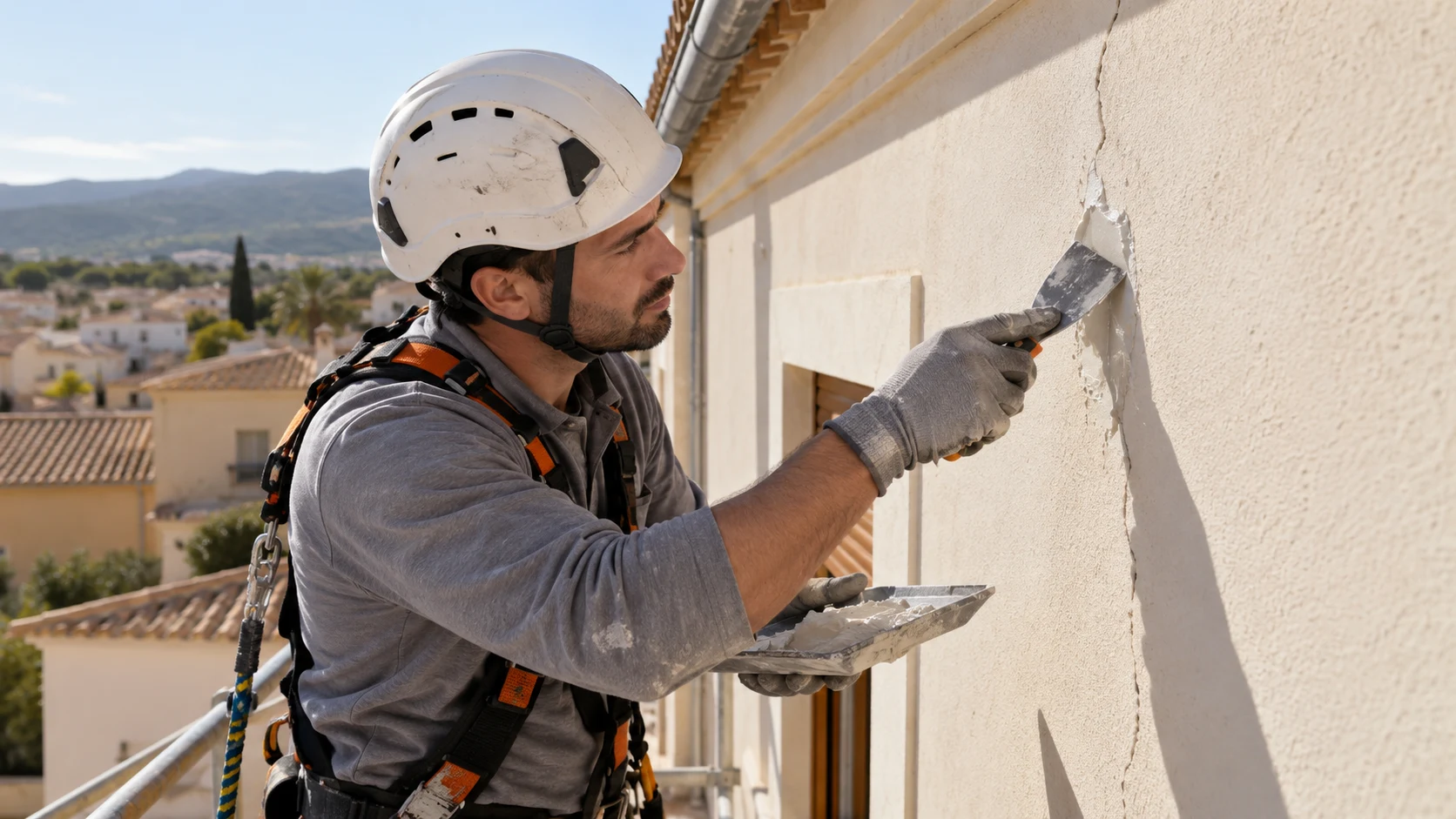 Reparación de fisura